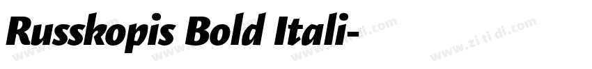 Russkopis Bold Itali字体转换 Russkopis Bold Itali字体转换